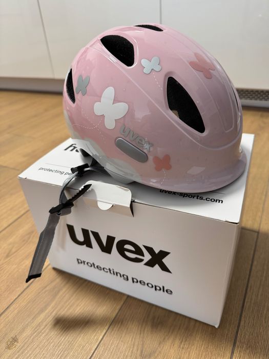 Kask dziecięcy UVEX oyo style Butterfly pink 45 - 50 cm