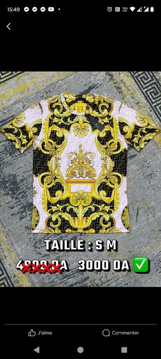 T shirt Versace męski