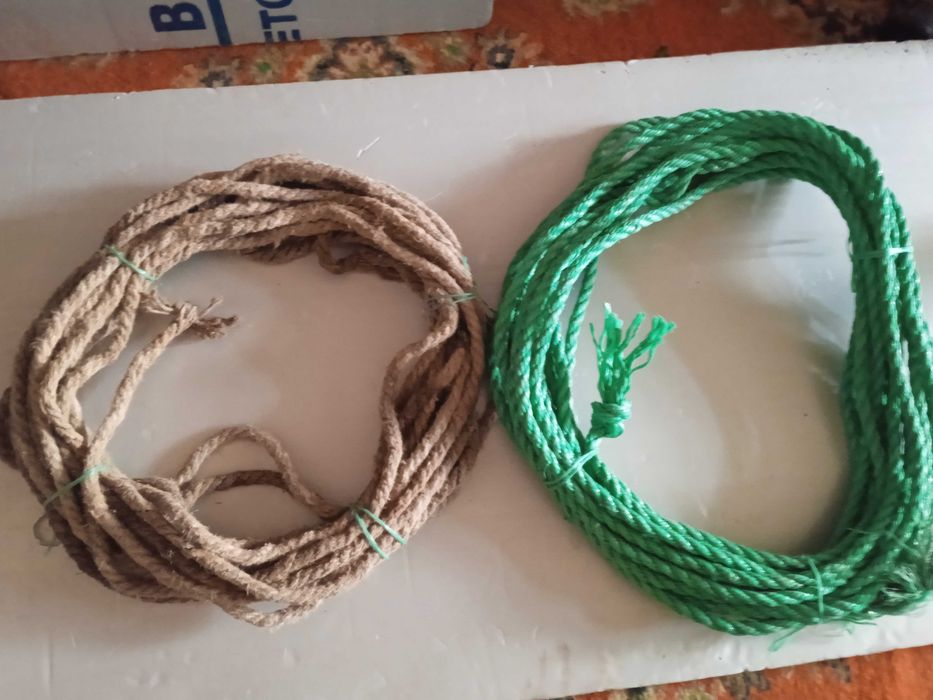 канат веревка ключ разводной 2  лопата