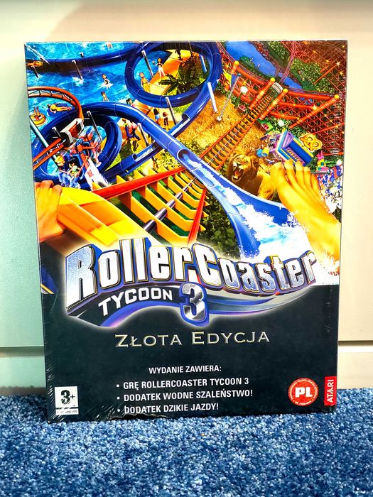 RollerCoaster Tycoon 3 Złota Edycja (2004) - Big Box - PC PL