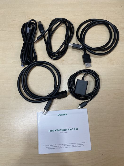Професійний перемикач KVM ugreen ( світч )