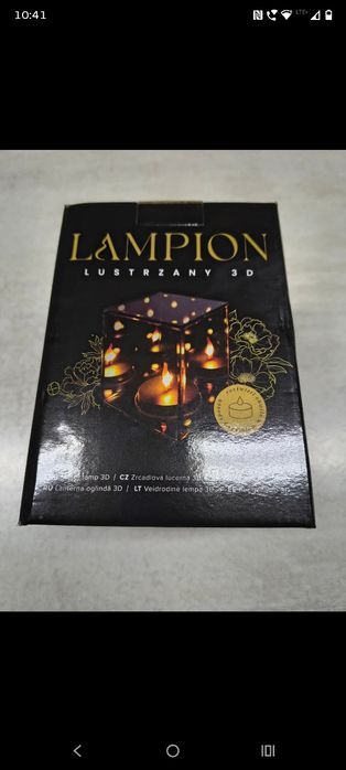Lampion lustrzany 3d. Nowe