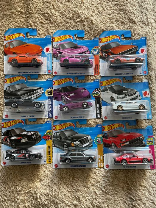 Hot Wheels - Zestaw modeli - Możliwa wymiana