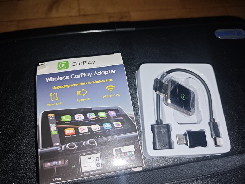 Bezprzewodowy Adapter CarPlay USB - Konwerter Wired to Wireless (NOWY