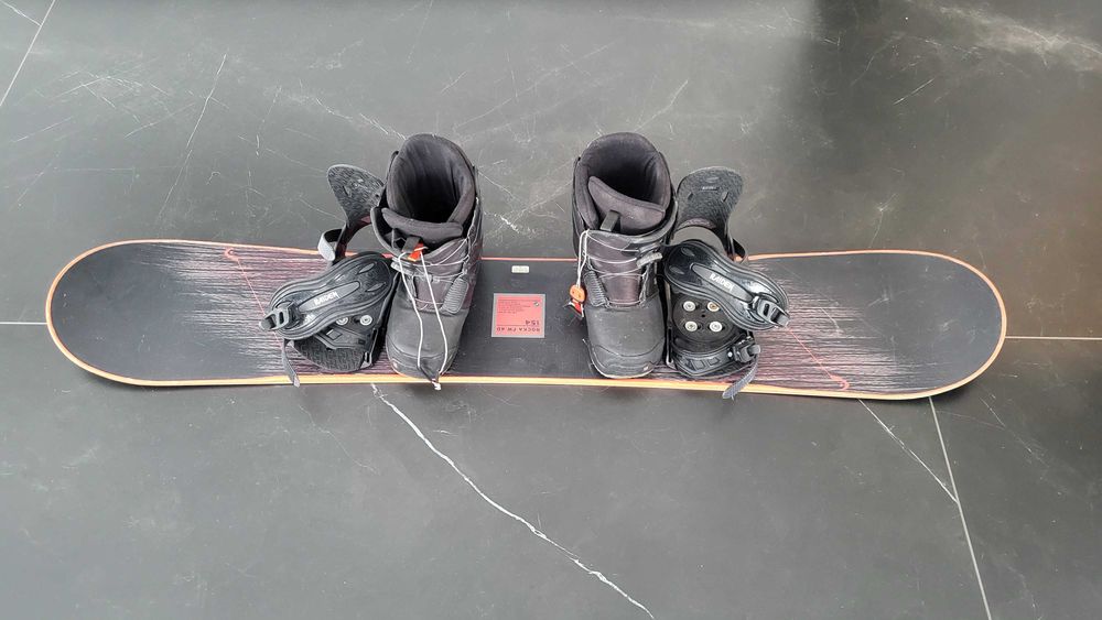 Snowboard Head Rocka 154, zapięcia Raider + buty Burton 43