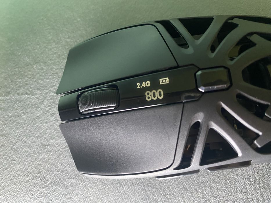 Игровая беспроводная мышь с индикацией заряда! 10 000 DPI