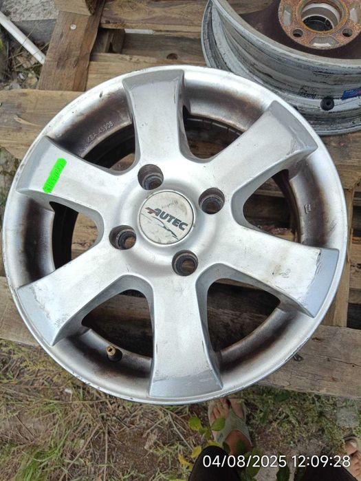 Диски литі AUTEC KBA 45908 4x108 5,5Jx14H2 ET43 DIA60,1