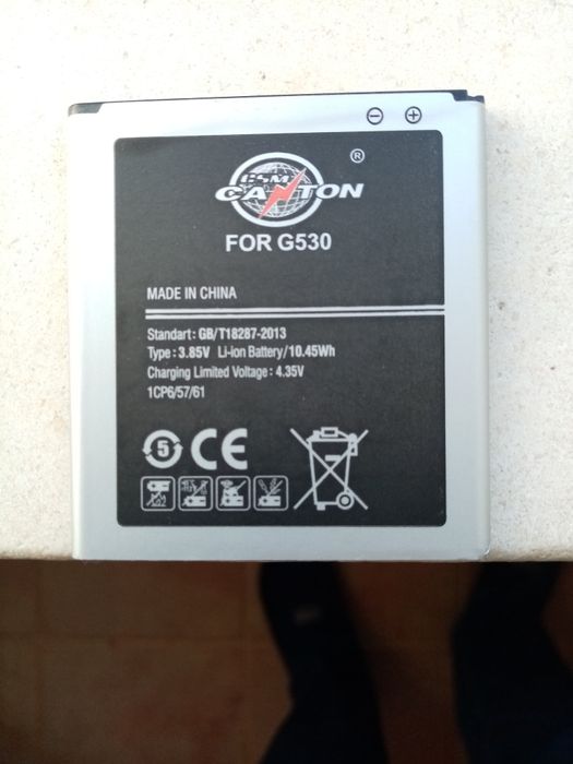 Bateria para telemóvel Sansung G530 usada