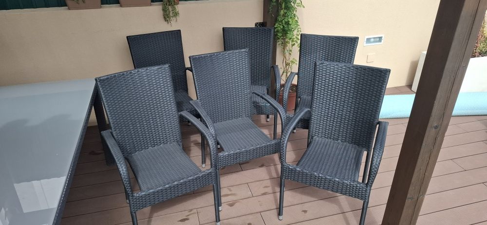 Mesa e 6 cadeiras Exterior