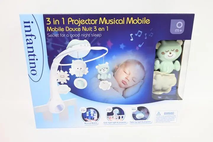 INFANTINO 3w1 muzyczna karuzelka zielona 20496. Pulio