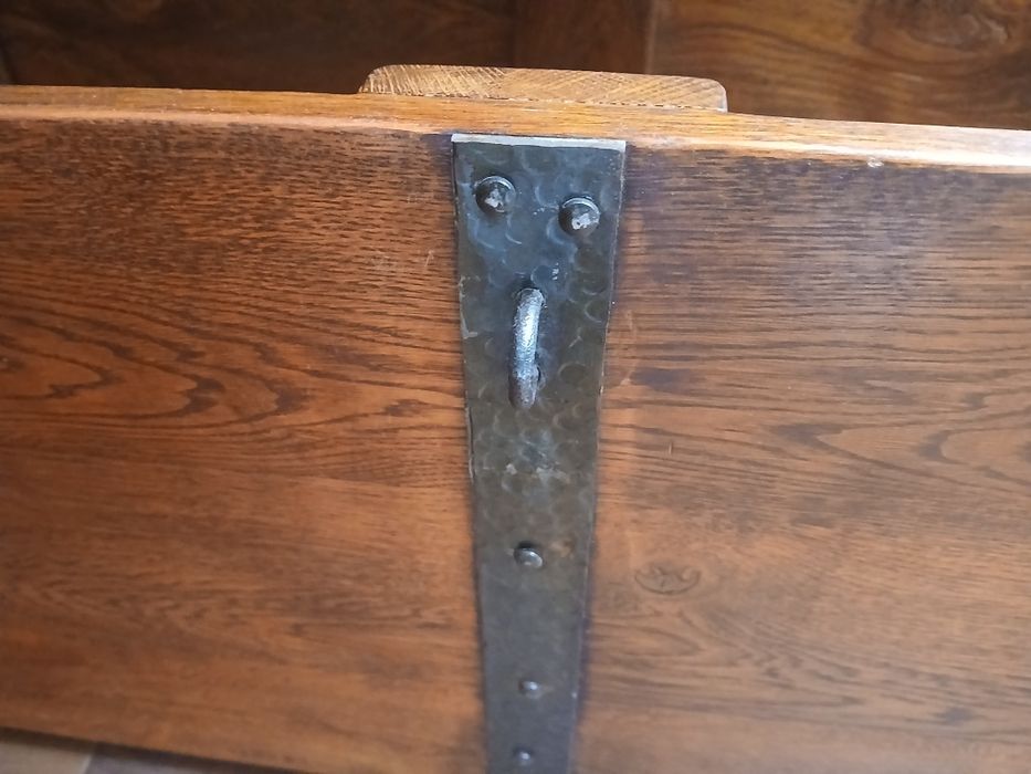 LUDWIK STYL kufer skrzynia debowa lity dab OLDEN DAYS wysylka