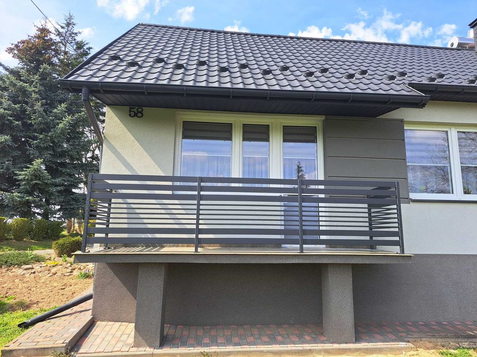 Balustrady balkonowe ze stali, nierdzewne, ocynkowane