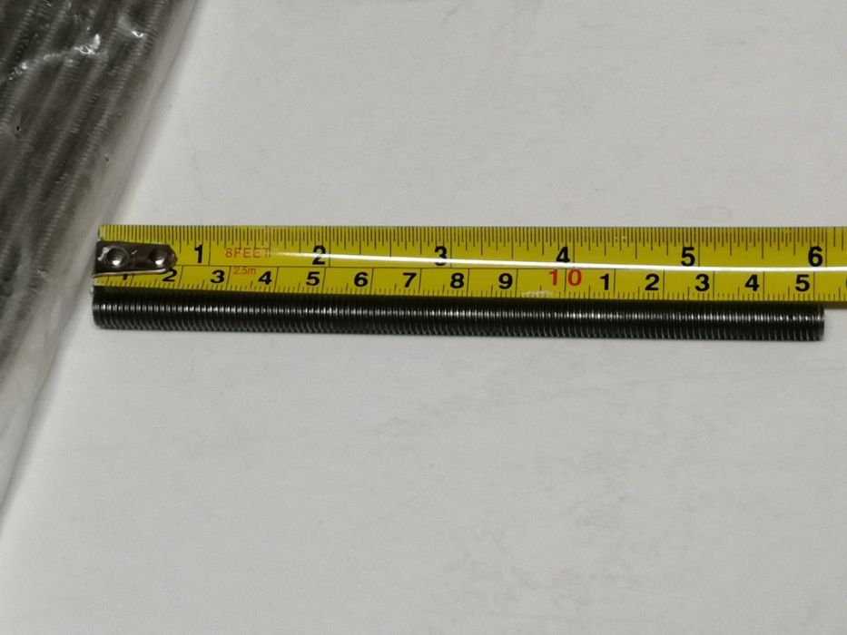 5 Varetas roscadas M8x150mm em Aço Inoxidável