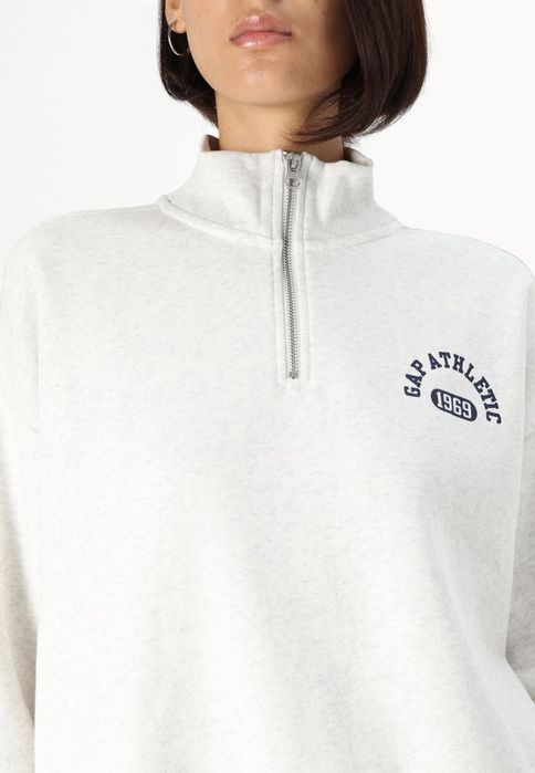Bluza szara z pół zamkiem Gap M