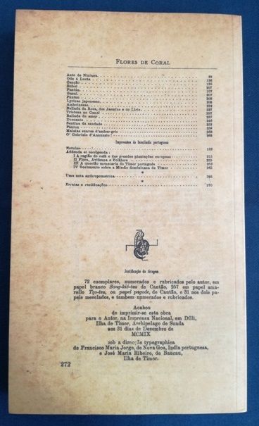 Flores de Coral. Últimos Poemas.