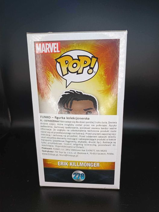 Figurka Funko POP Erik Killmonger 278 CHASE Limited Edition