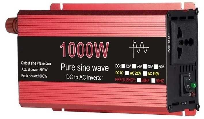 Przetwornica 230v 1000w czysty sinus