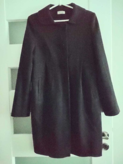 Płaszczyk damski czarny elegancki S