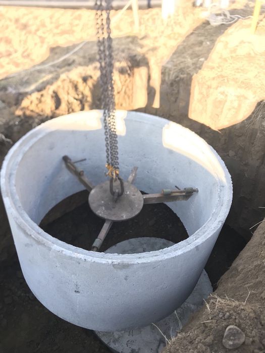 Септик, автономна каналізація, кільця