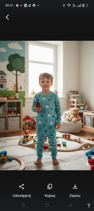 Piżama chłopięca