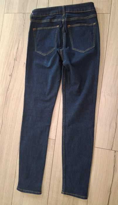 jeansy skinny regular weist rozm 27 rozciagliwe kolor stan bdb H&M
