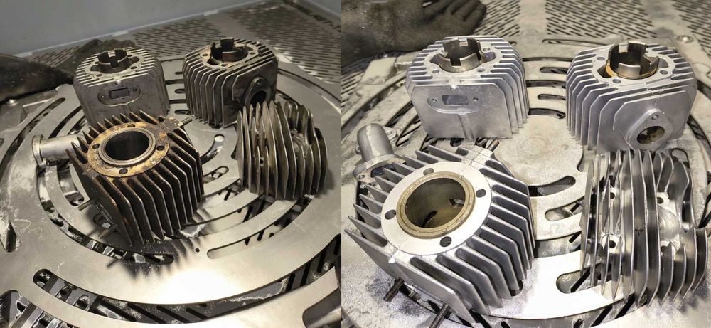 Aquablasting,Vapor blasting,szkiełkowanie w osłonie wodnej.