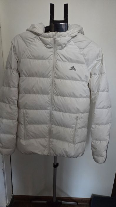 Куртка-пуховик Adidas (розмір M), жіноча, біла