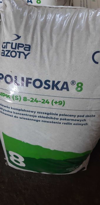 Polifoska 6 NPK+S 6-20-30 (S)  Polifoska 8 NPK+S  8-24-24 (S) i inne
