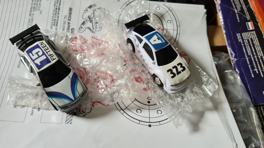 Pista de carros antiga como nova