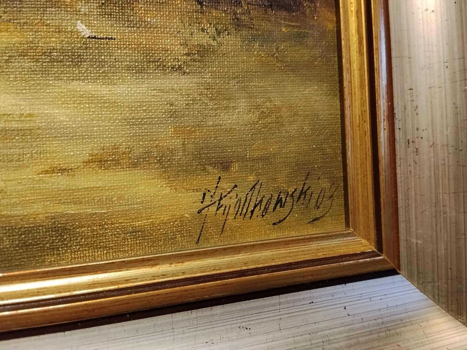 Stare obrazy w pięknej ramie