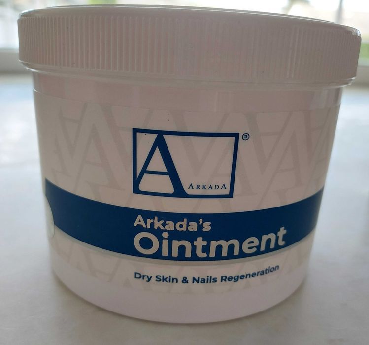 Мазь Ointment Arkada's для загоєння та зволоження сухої потрісканої шкіри ніг, рук, колін, ліктів.