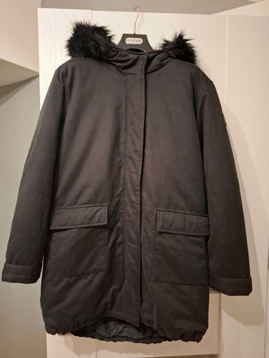 Kurtka zimowa czarna 160cm