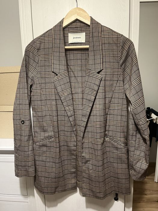 Marynarka żakiet w kratę