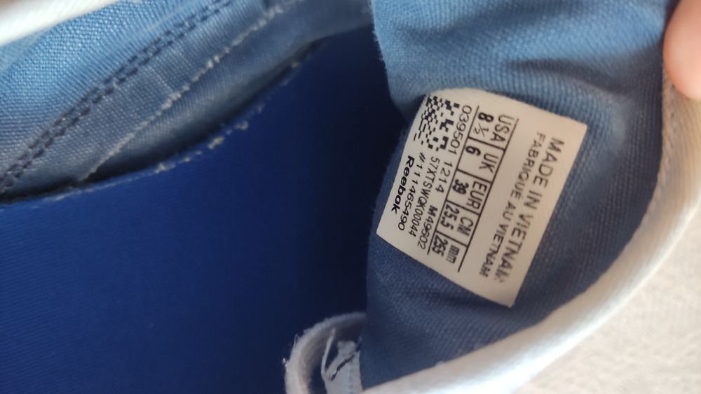Кеди тканеві Reebok size 39