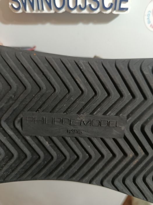 Мужские кожанные кросовки PHILIPPE MODEL ориг, раз. 43,5-44