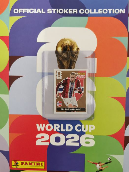 Eerling Haaland Extra Sticker [Bronze]Mundial 2026 Coleção de Cromos da PANINI