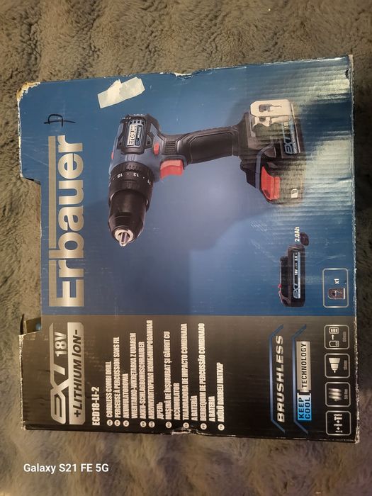 Wiertarko-wkrętarka Erbauer ECD18-LI-2