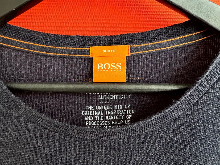 HUGO BOSS Оригінал чоловіча кофта футболка з довгим рукавом лонгслів розмір XL