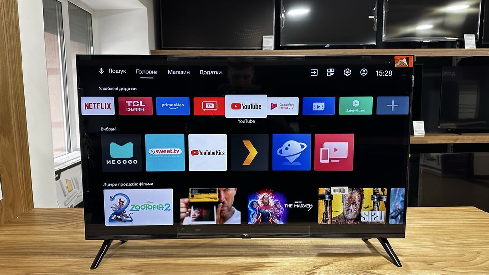 Телевізор 43ʼʼ TCL 43P6K UHD Android TV New