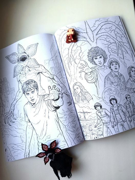 Розмальовка Дивні Дива Stranger things