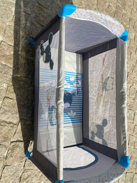 Parque de Bebé ZY Baby com Porta Lateral e Saco Transporte