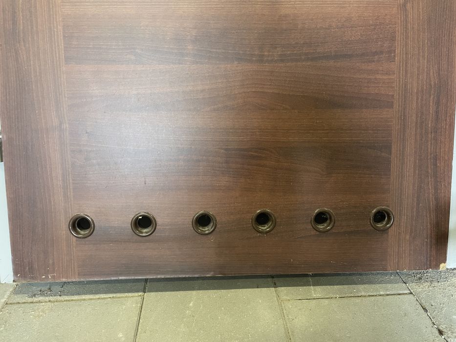 Drzwi 90tki, z ościeżnicą, framugą metalową