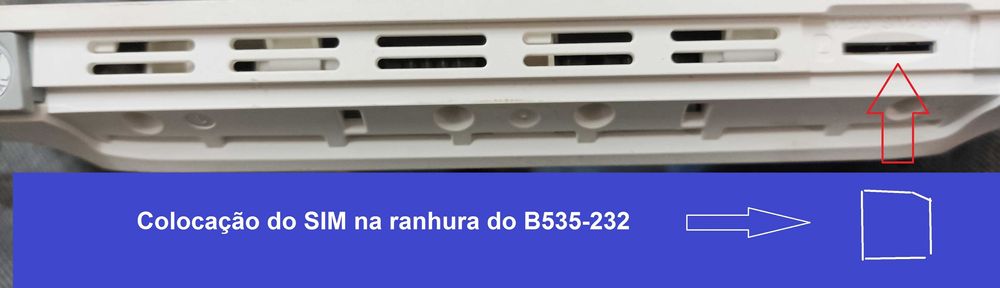 Tem SIM DIGI ? PROMOÇÃO  B535-232 desbloqueado + 2 antenas interiores
