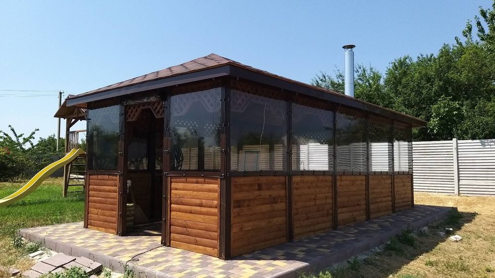 Прозорі штори Пвх. М'які вікна. Мягкие окна. Гнучкі вікна. Тенти