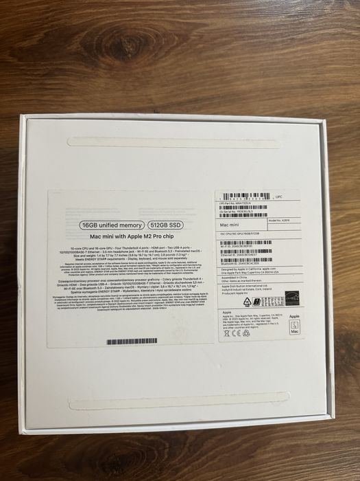 Mac mini M2pro - stan jak nowy