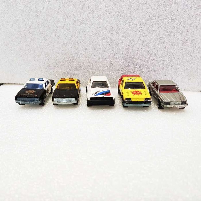 Majorette 5 miniaturas Chevrolte Impala BMW 325 Peugeot 205 GTI Jaguar XJ6