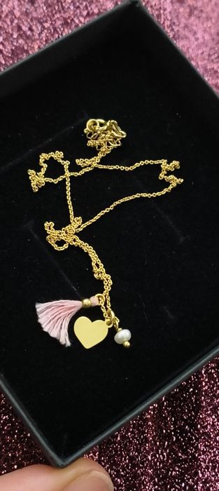 Colar em prata com coração