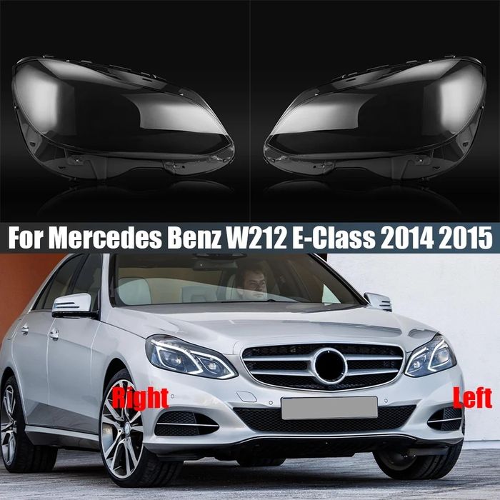 Vidro lente capa farol ótica mercedes classe E w212