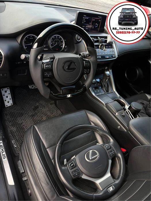 Анатомічне кермо для Lexus IS, RC, NX, RX. Карбон. F-Sport. В зборі.