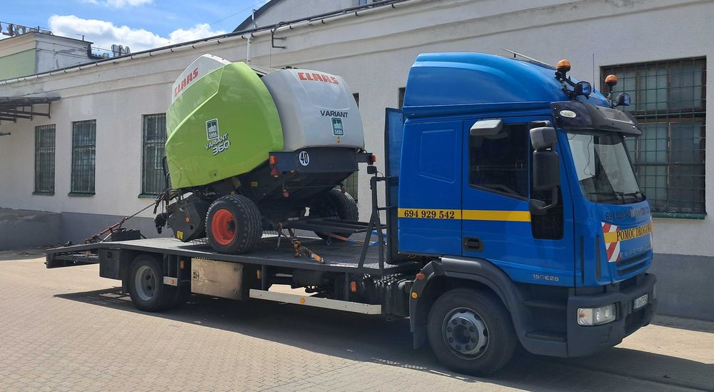 Transport maszyn wózków ładowarek podnośników laweta pomoc drogowa